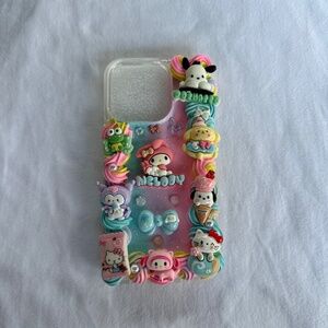Sanrio family iPhone 14 pro case